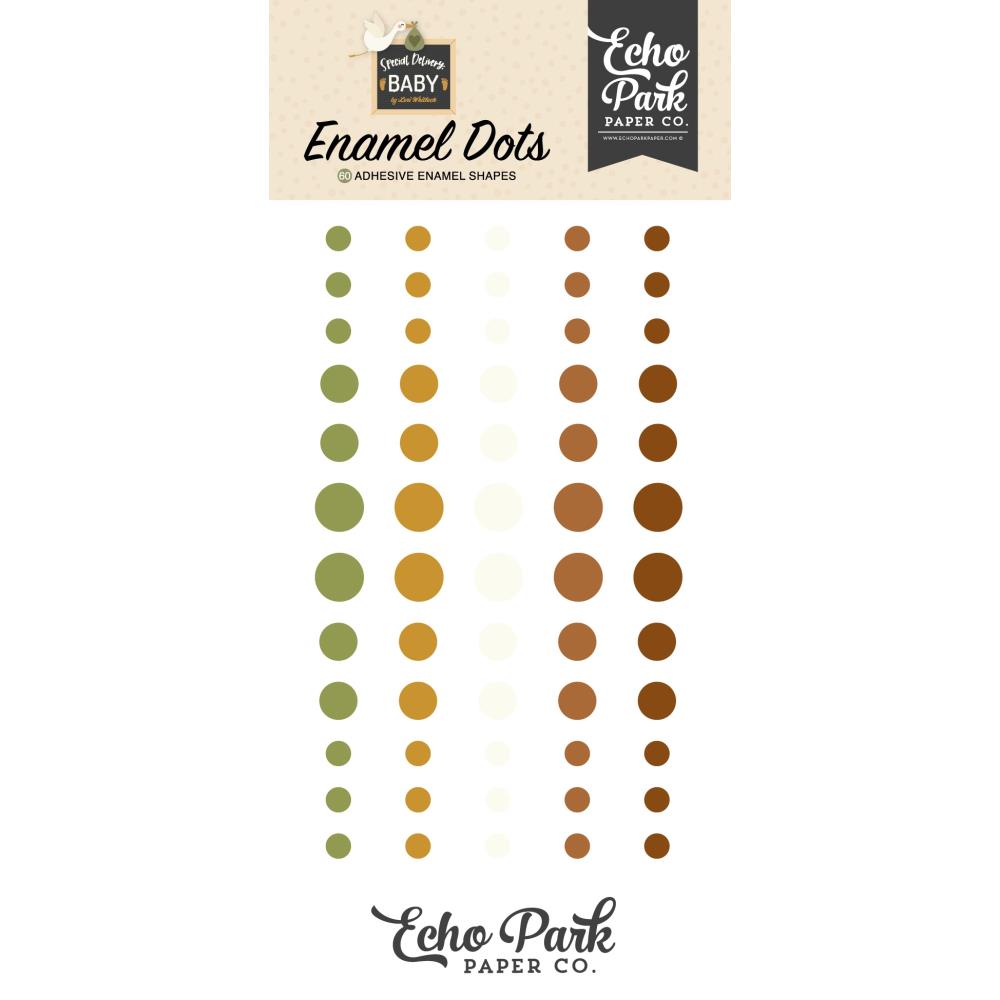 Echo Park - Special Delivery Baby - Enamel Dots