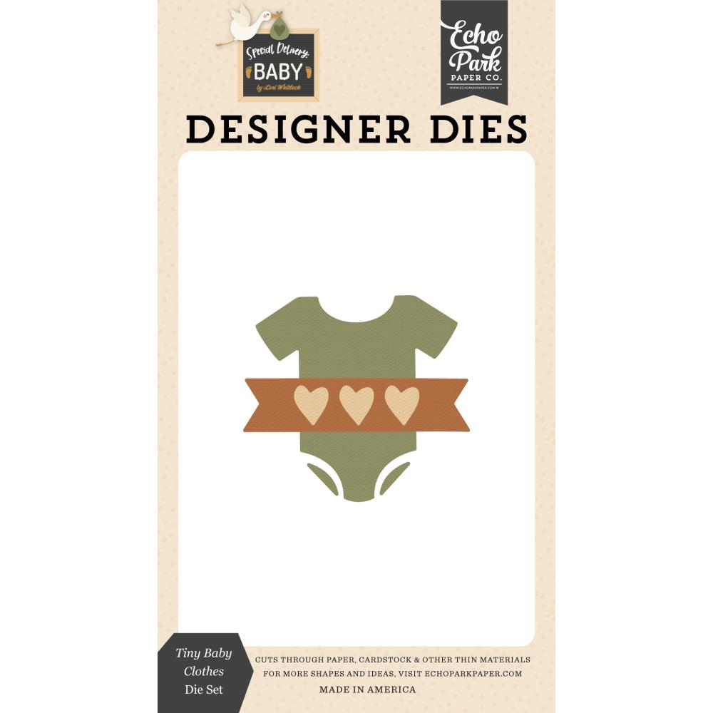 Echo Park - Dies - Special Delivery Baby - Tiny Baby Clothing