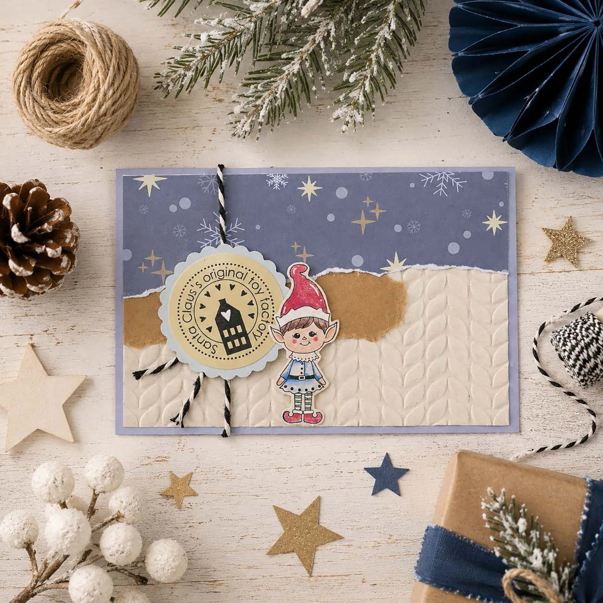 Vaessen Creative - 3D Embossing Folder - Knitted Pattern
