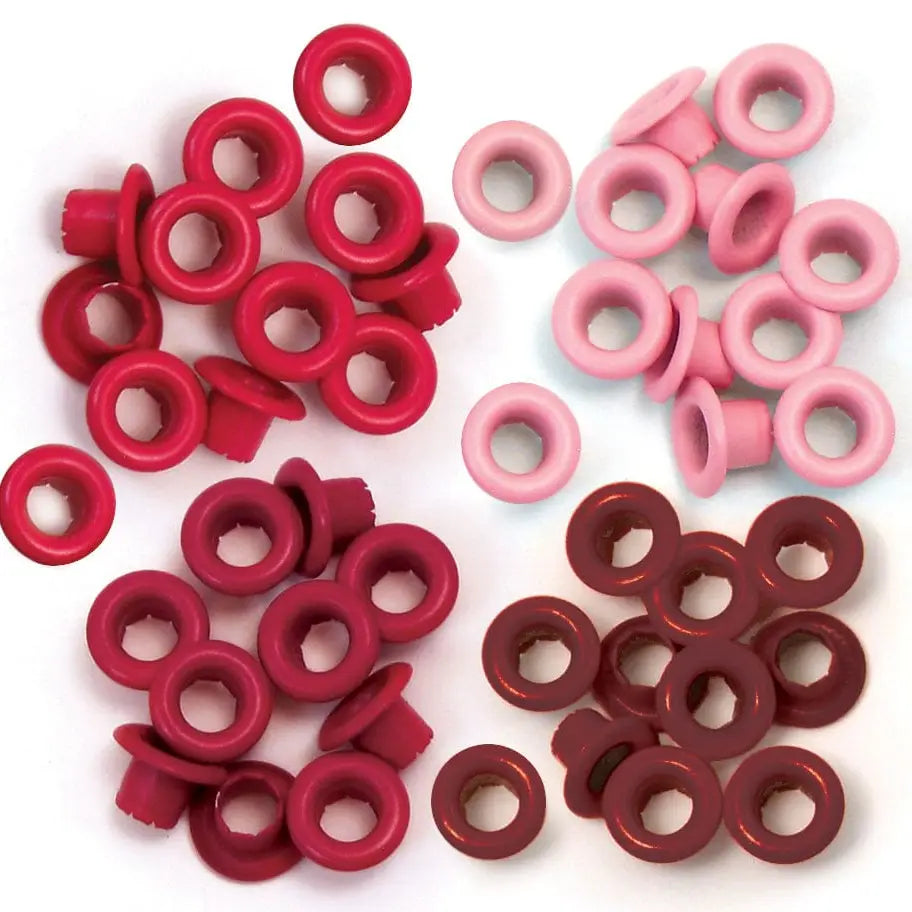 WeRMemoryKeepers - Standard eyelets - Red