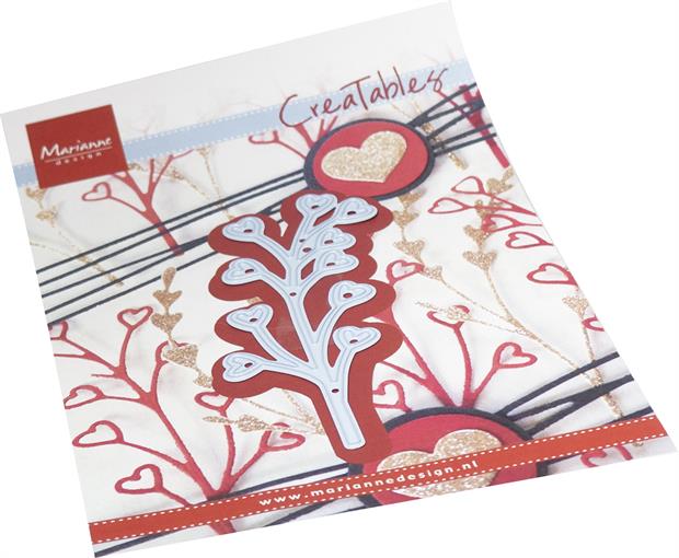 Marianne Design - Dies - Open heart sprig
