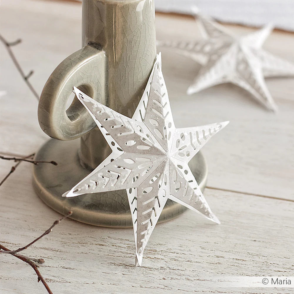 Alexandra Renke - Dies - Plugged star with line pattern