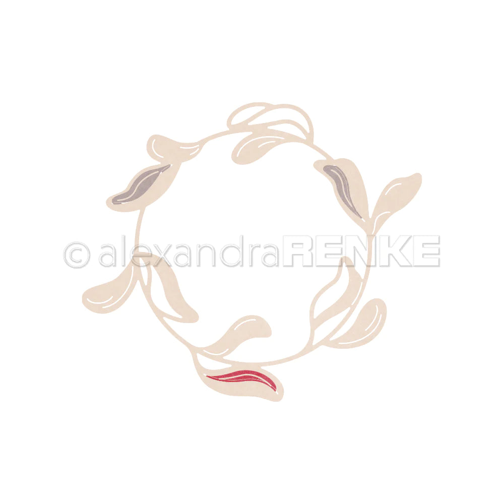 Alexandra Renke - Dies - Large mistetoe wreath w/plugged-in leaves