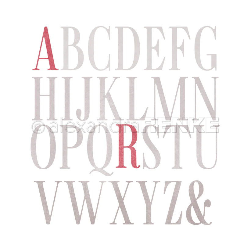 Alexandra Renke - Dies - Fine Serif Alphabet