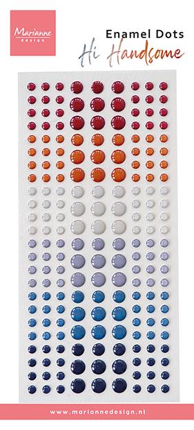 Marianne Design - Enamel Dots -  Hi Handsome
