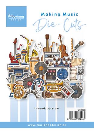 Marianne Design - Die Cuts - Ephemera - Making music