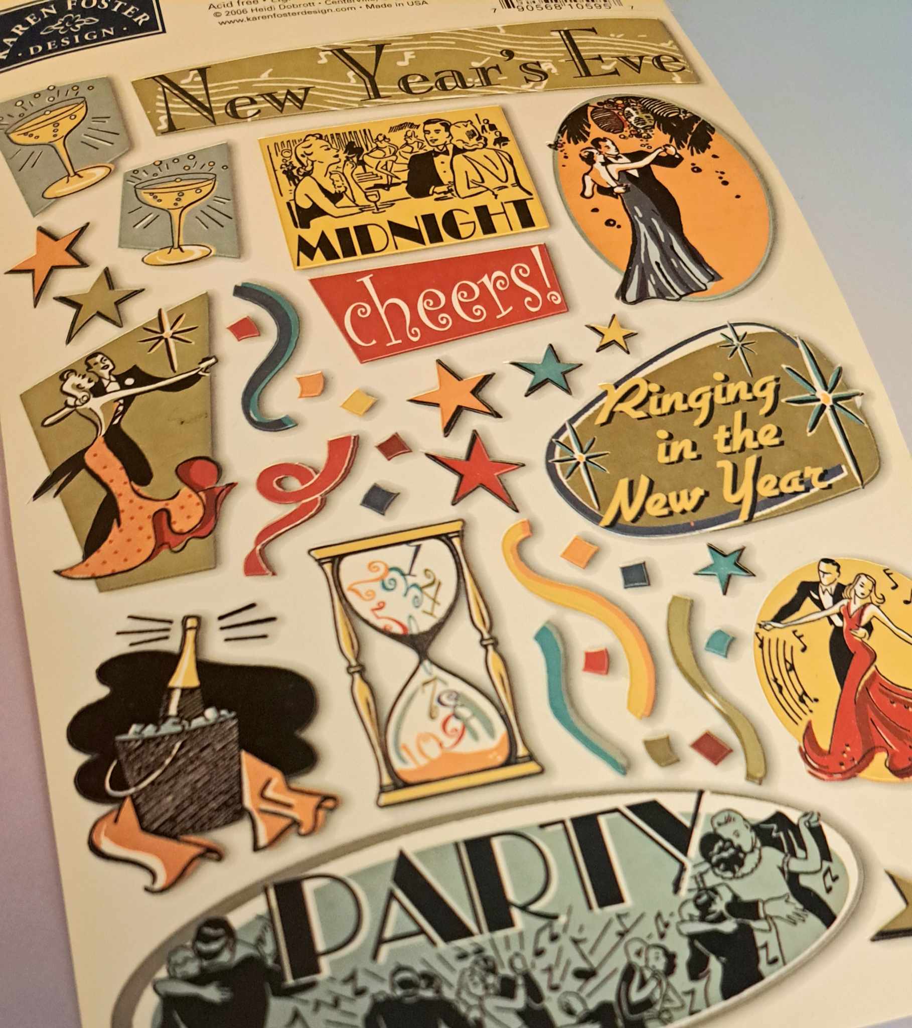 Karen Foster - New Years - Stickers