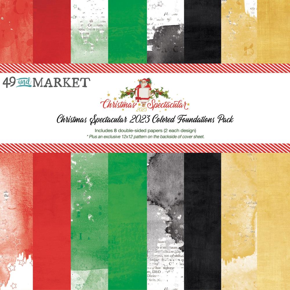 49 and Market - Christmas Spectacular - Solids Collection Pack - 12 x 12"