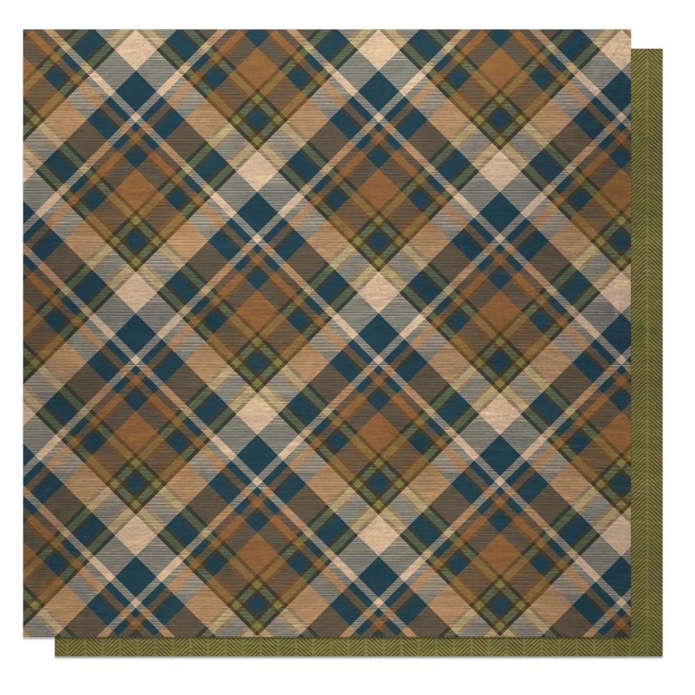 Photoplay - Mud on the tires - Cabin Plaid -   12 x 12"