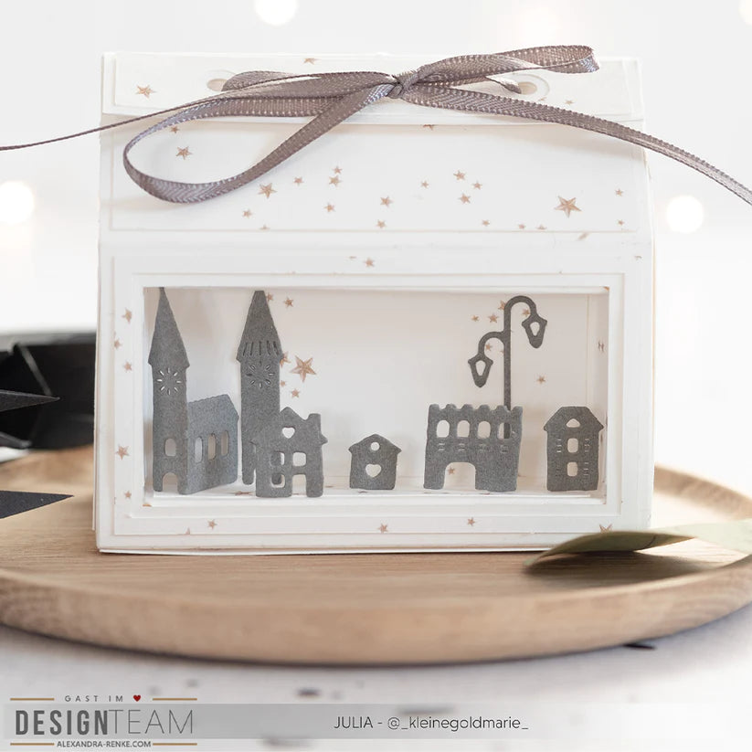 Alexandra Renke - Dies - Small row of houses with church