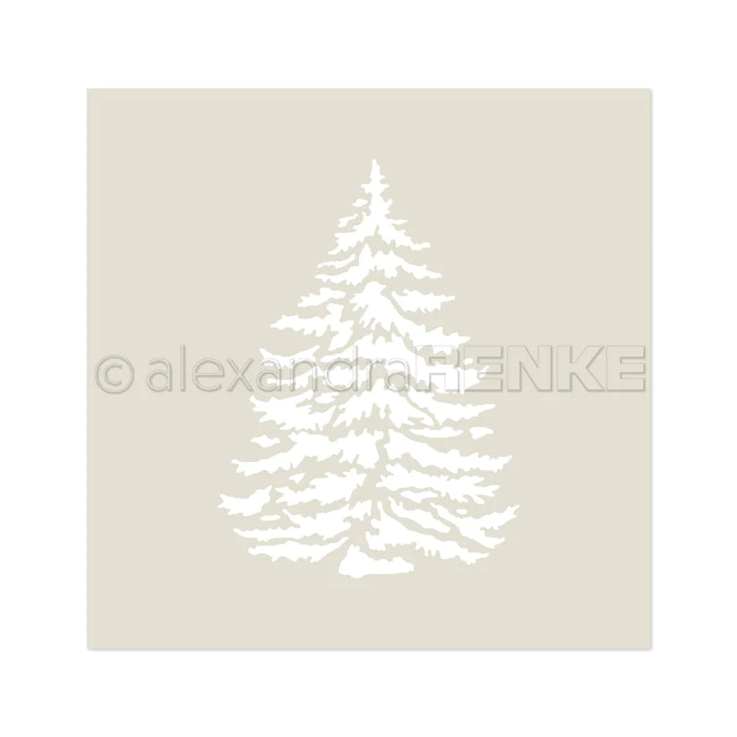 Alexandra Renke - Stencil -Tannenbaum