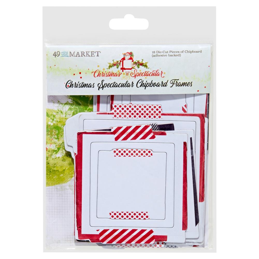 49 and Market - Christmas Spectacular - Chipboard Frame set