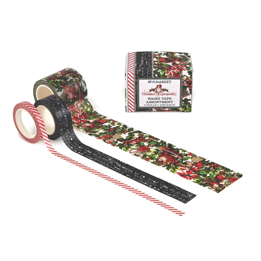 49 and Market - Christmas Spectacular - Washi tape set 3pk
