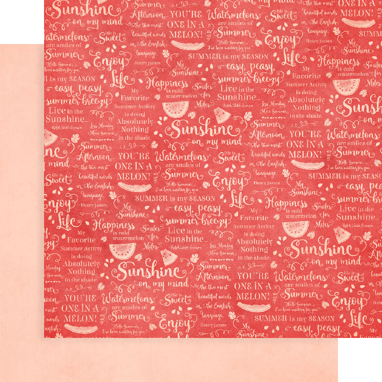 Graphic 45 - Sunshine on my mind - Patterns and Solids Paper Pad 12 x 12"