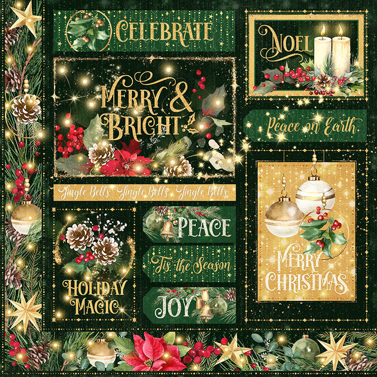 Graphic 45 - Merry & Bright - Merry & Bright - 12 x 12"