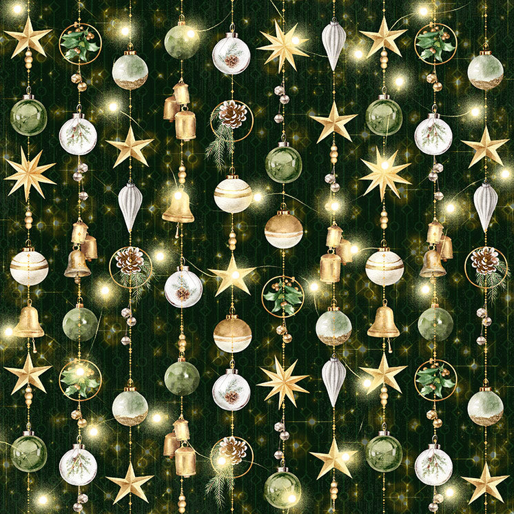 Graphic 45 - Merry & Bright - Jingle Bells - 12 x 12"