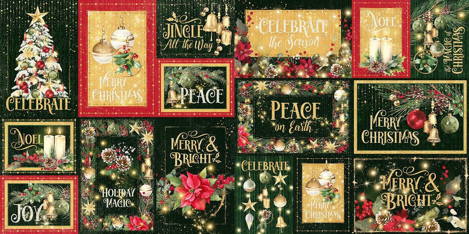 Graphic 45 - Merry & Bright - Journaling Cards