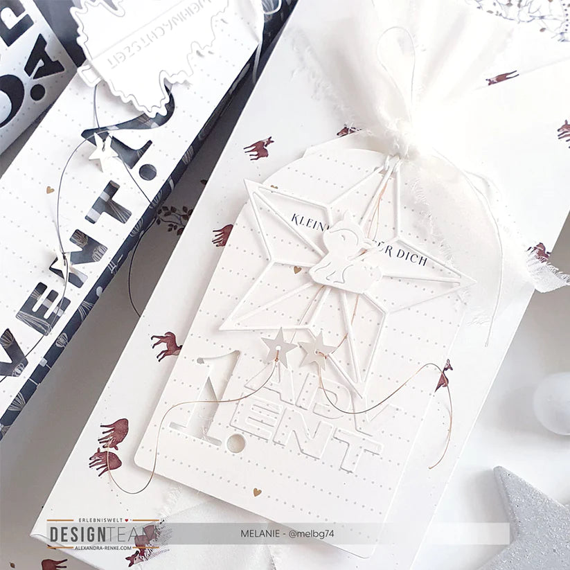 Bånd - Chiffon - White  - METERSVIS