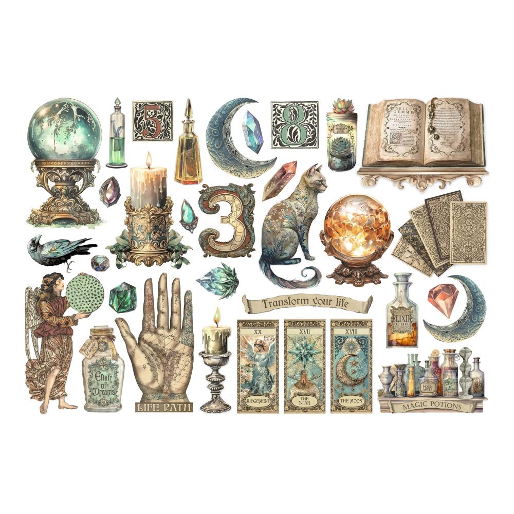 Stamperia - Fortune - Adhesive Ephemera