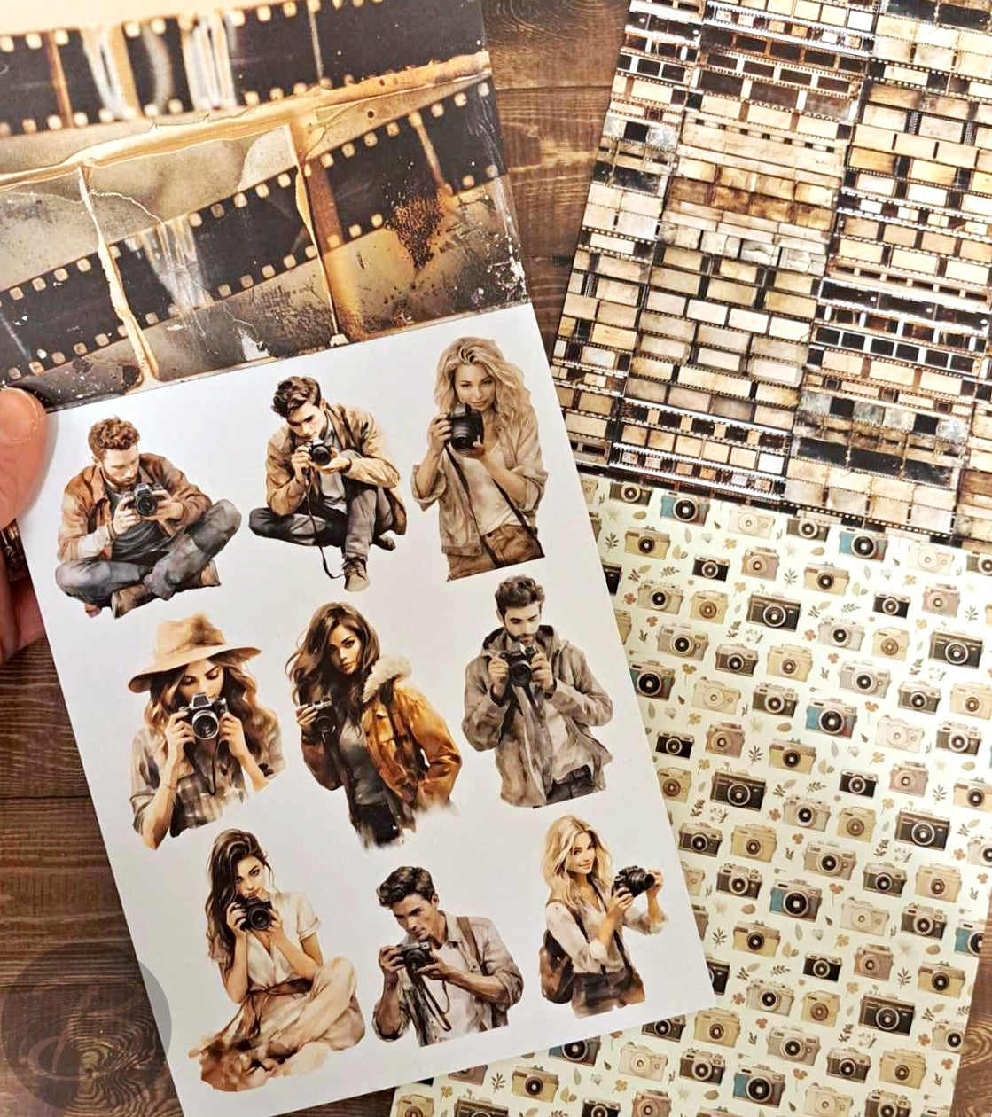 Mintay Papers - Photographer - Add On Paper Pad - 6 x 8"