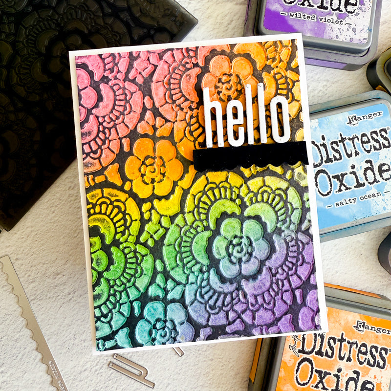Tim Holtz - Embossing Folder - Multi-level - Vault Lace