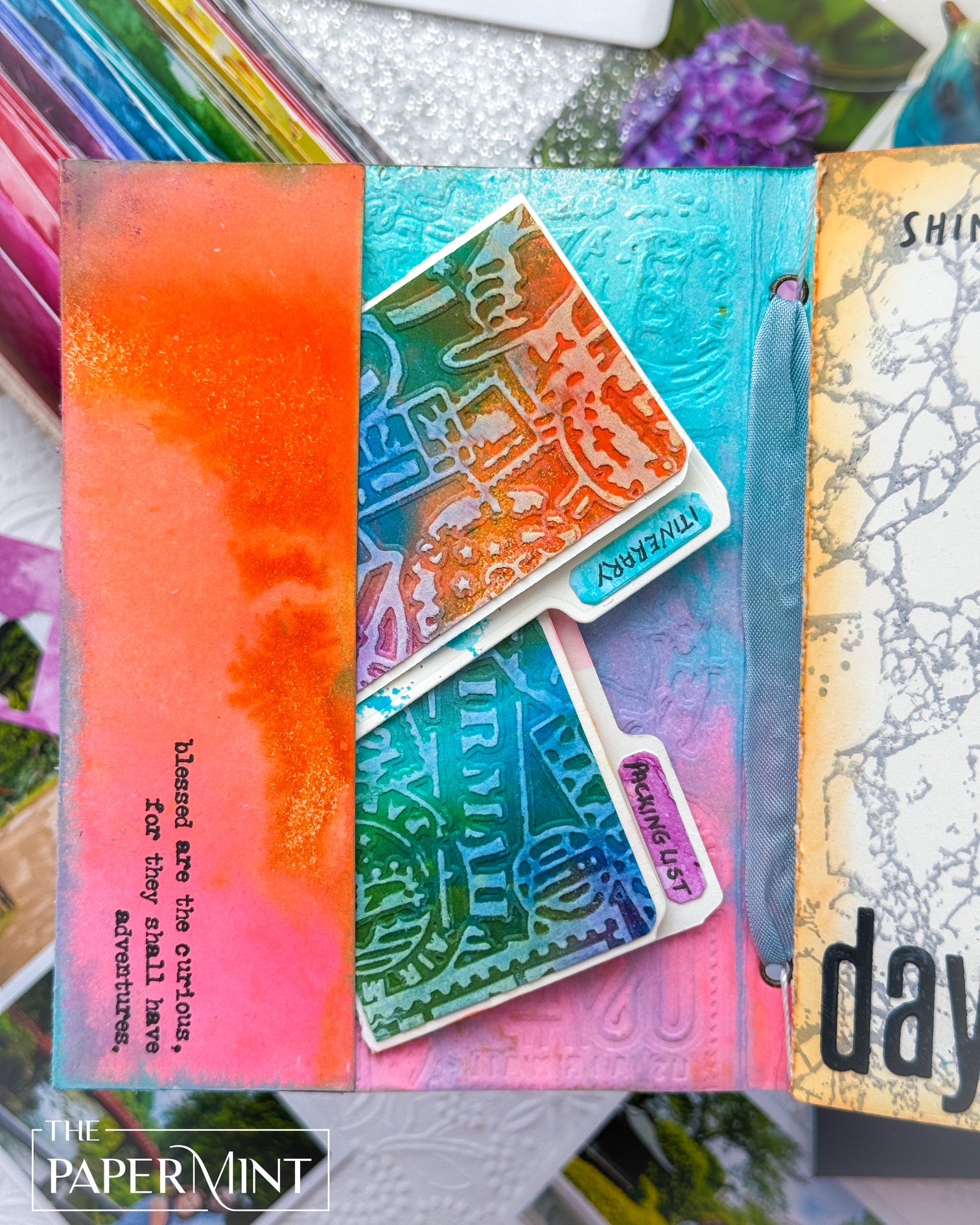 Tim Holtz - Embossing Folder - Multi-level - Vault Airmail