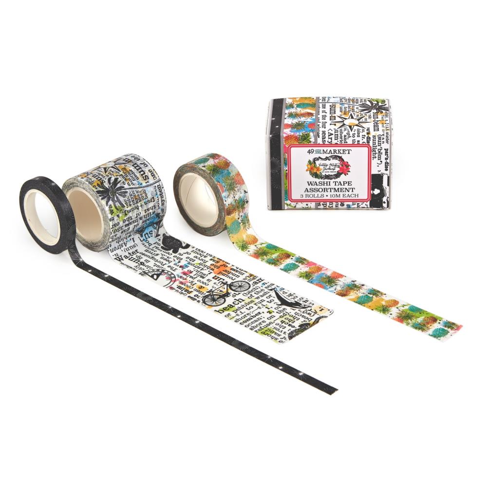 49 and Market -Vintage Artistry Sunburst - Washi tape set 3pk
