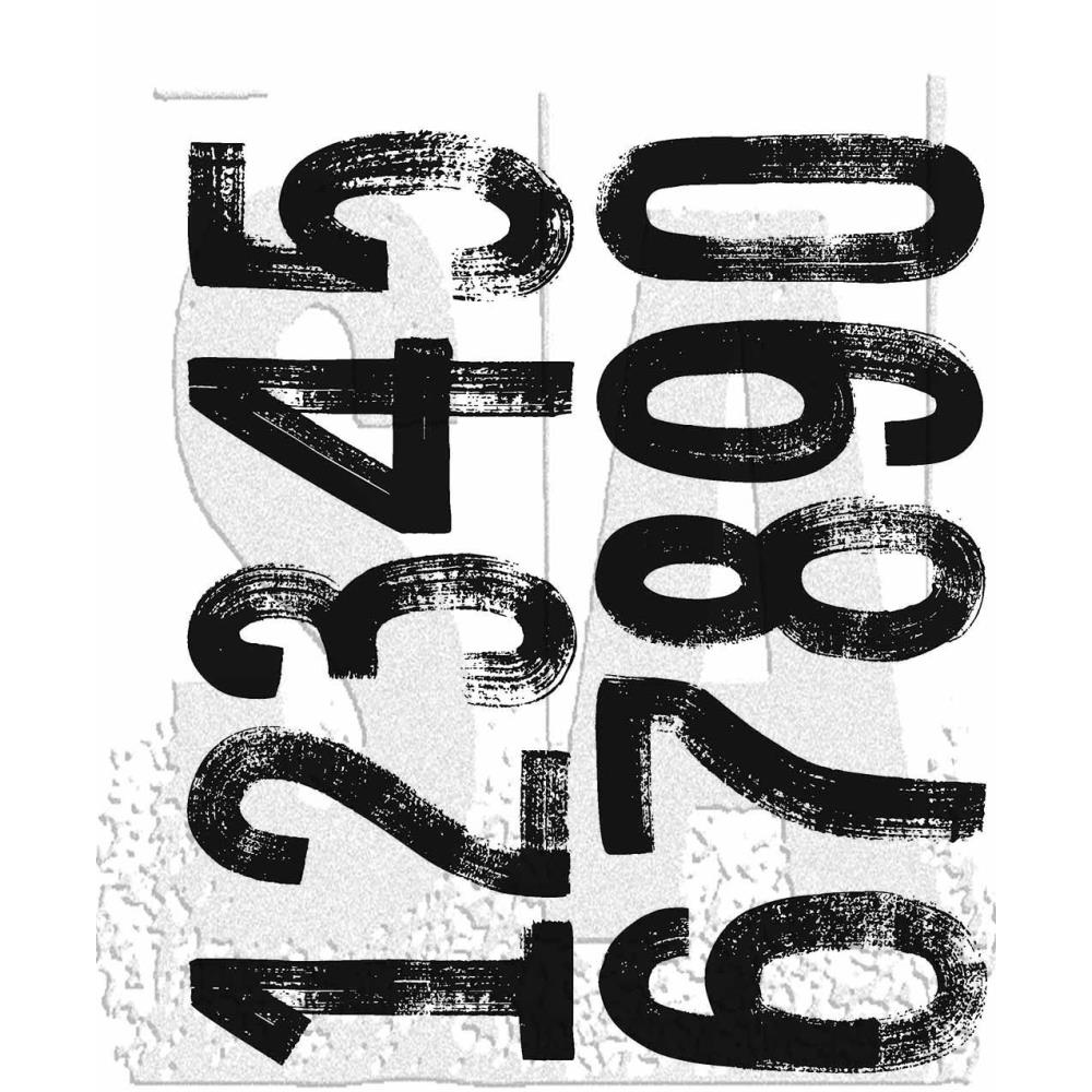 Tim Holtz Collection - Cling Stamps - Paint by number