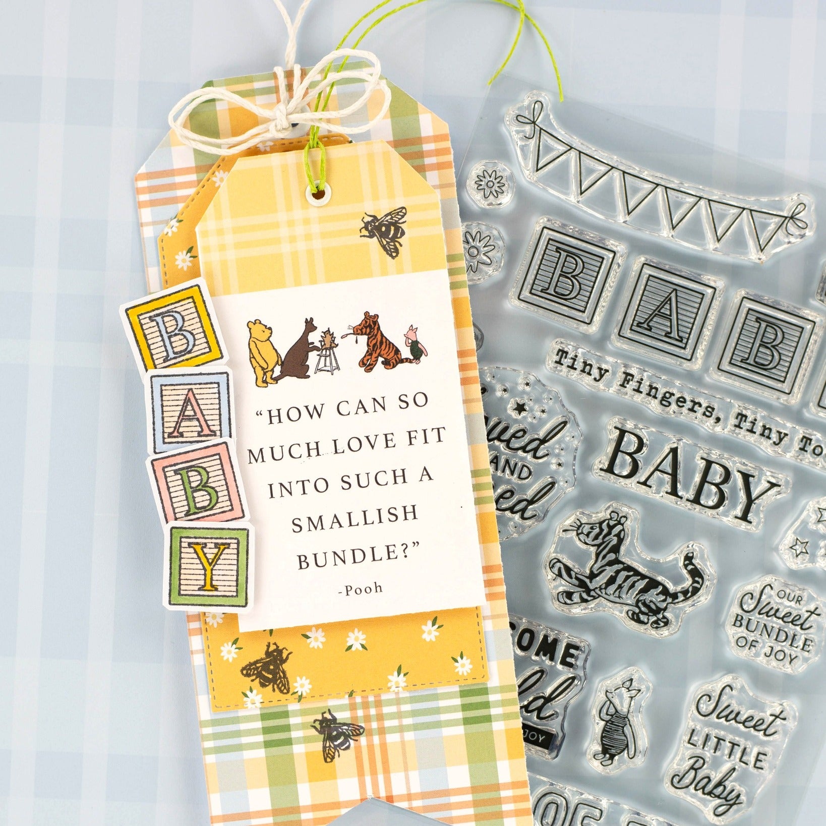 Echo Park - Dies - Winnie the Pooh Baby - Peek A Boo