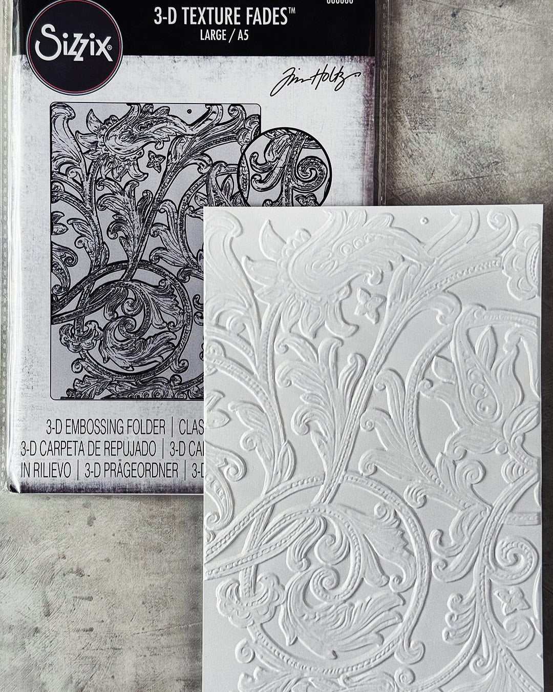 Sizzix/Tim Holtz - 3D Embossing Folder - Vault - Entangled Large - A5