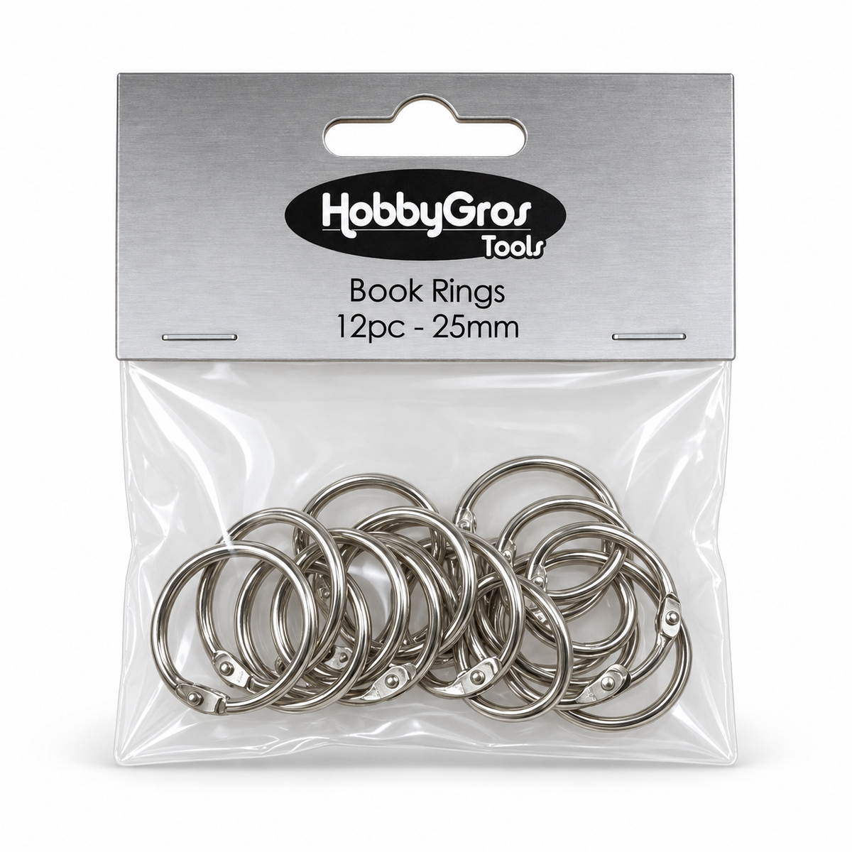 HobbyGros - Tools - Book Rings - 25mm