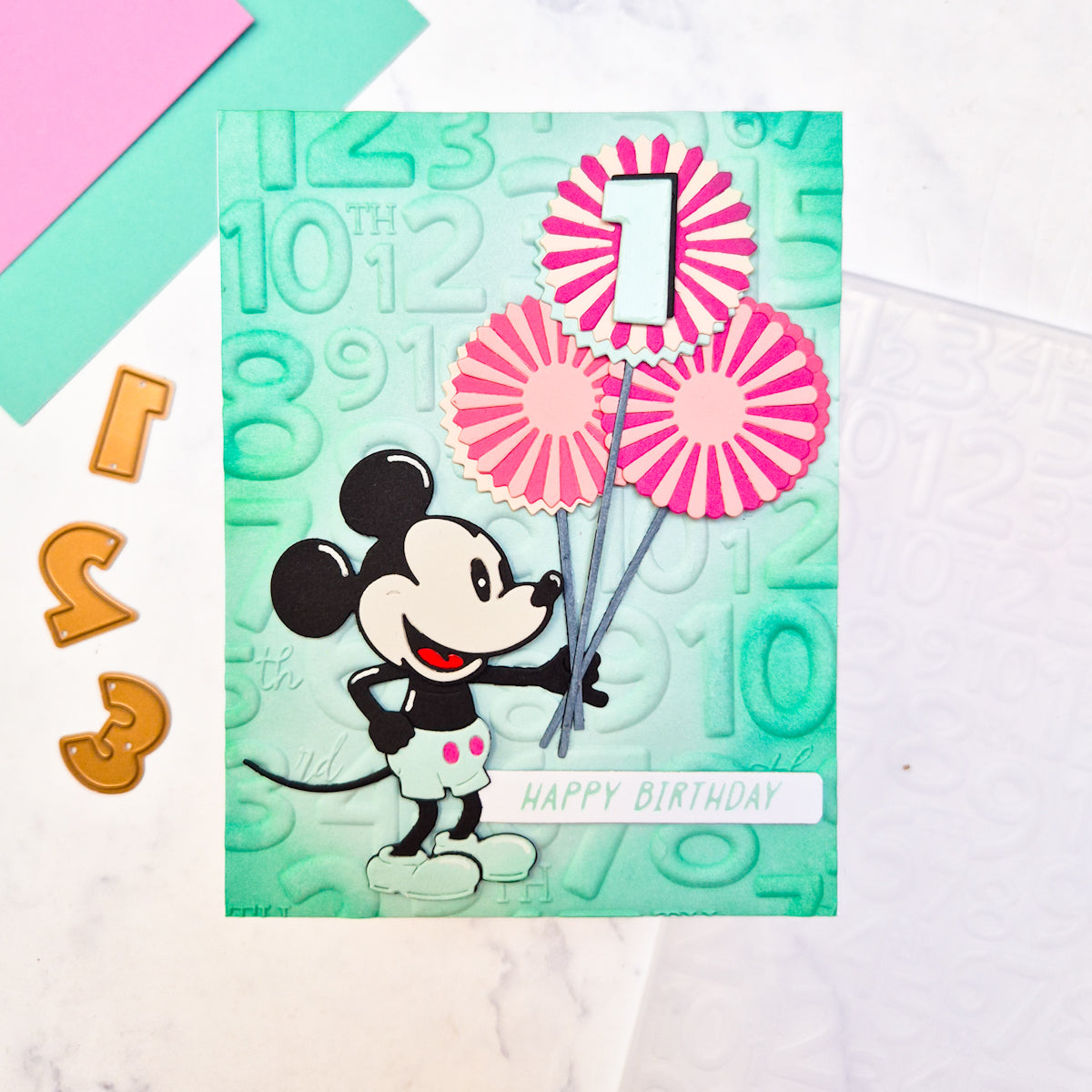 Spellbinders - Dies - Say Cheese Classic Mouse - Numbers & Punctuation