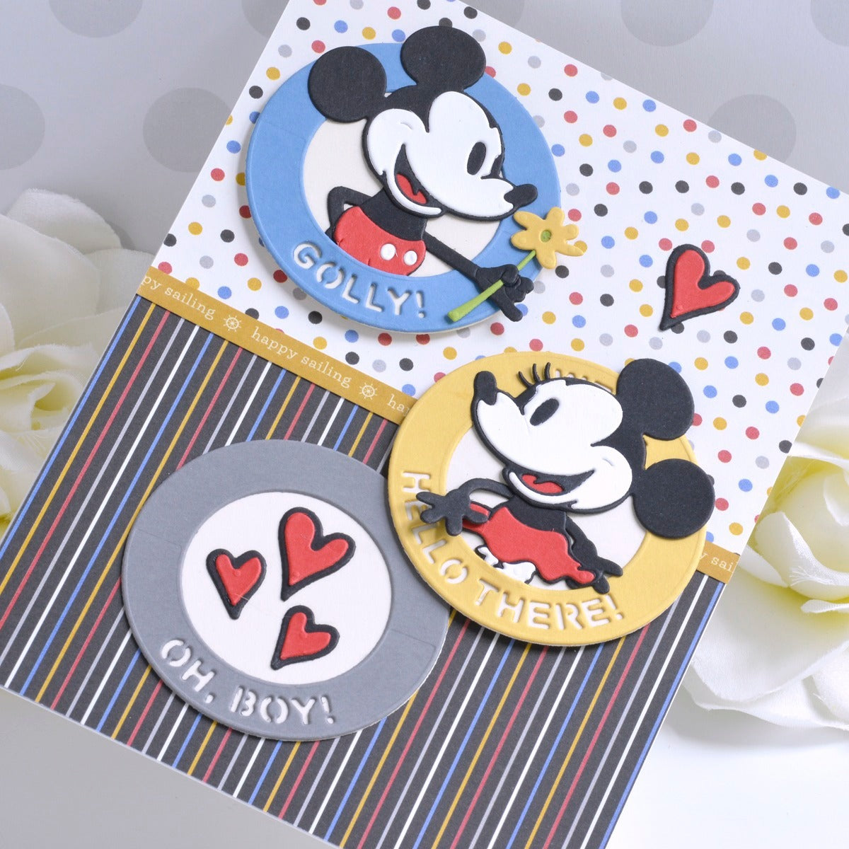 Spellbinders - Dies - Say Cheese Classic Mouse - Frame & Sentiments