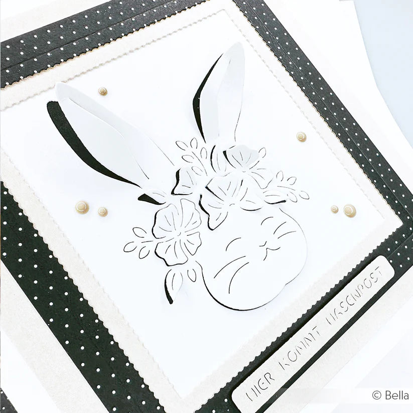 Alexandra Renke - Dies - Negative-rabbit with flowers