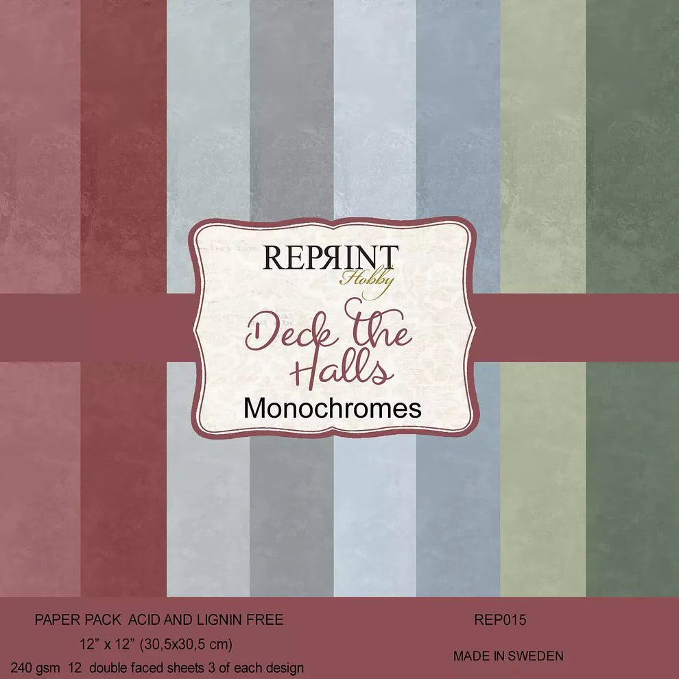 Reprint - Paperpack - Deck the Halls - Monochromes