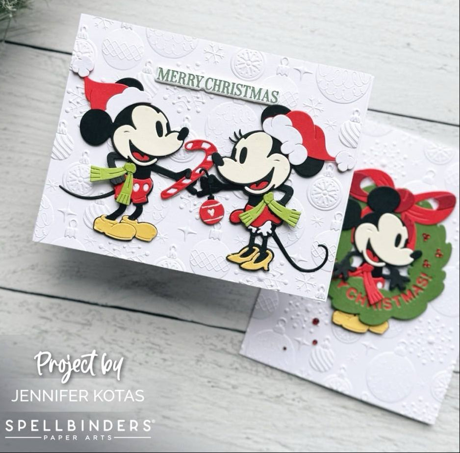 Spellbinders - 3D Embossing Folder - The Merry Mischief Collection - Season Sparkles