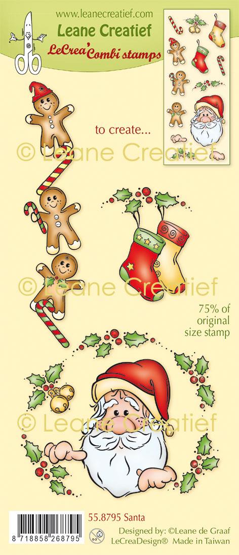 Leane - Clearstamp - Santa