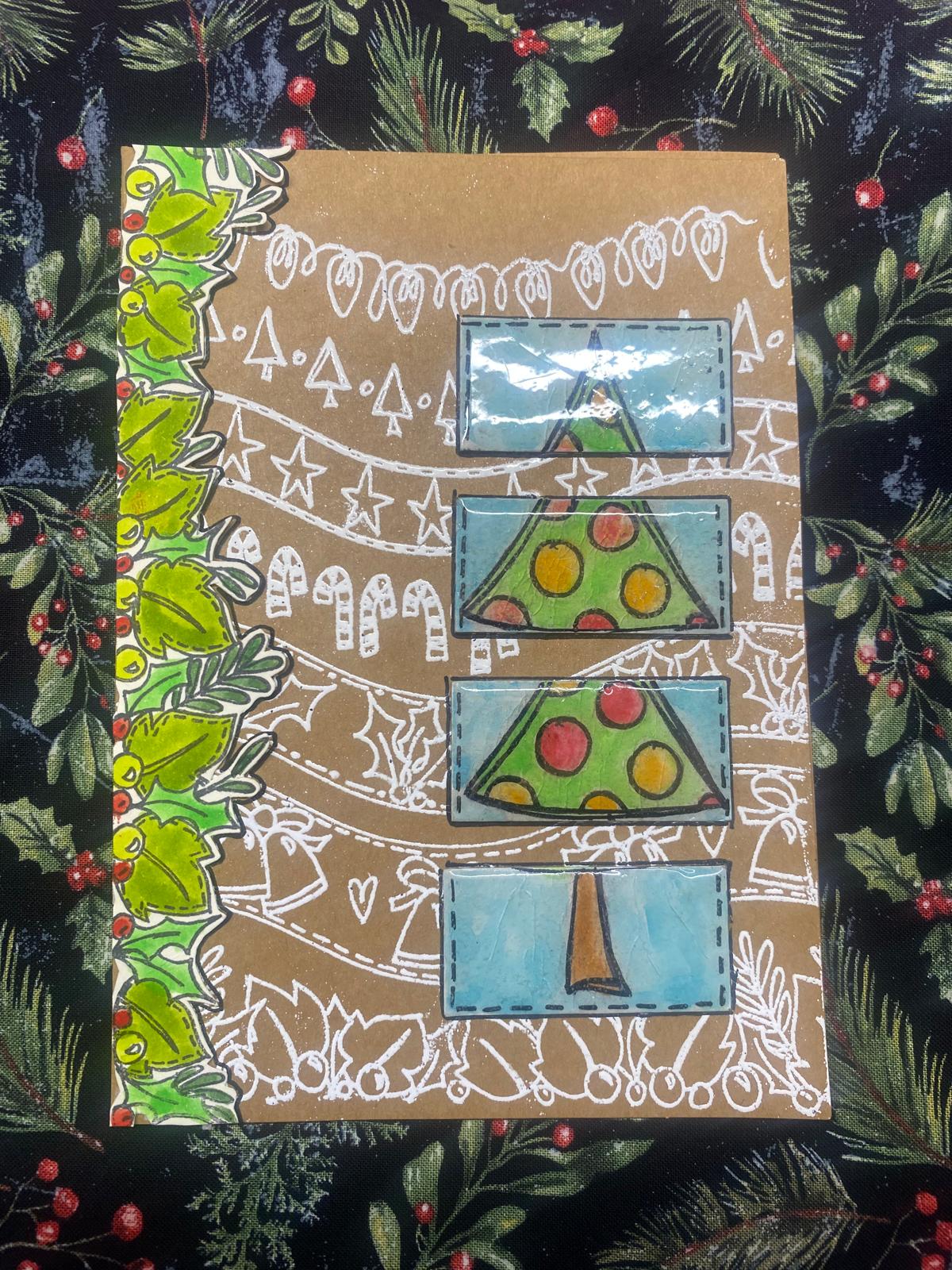 Dylusions - Cling Stamps - Christmas Borders