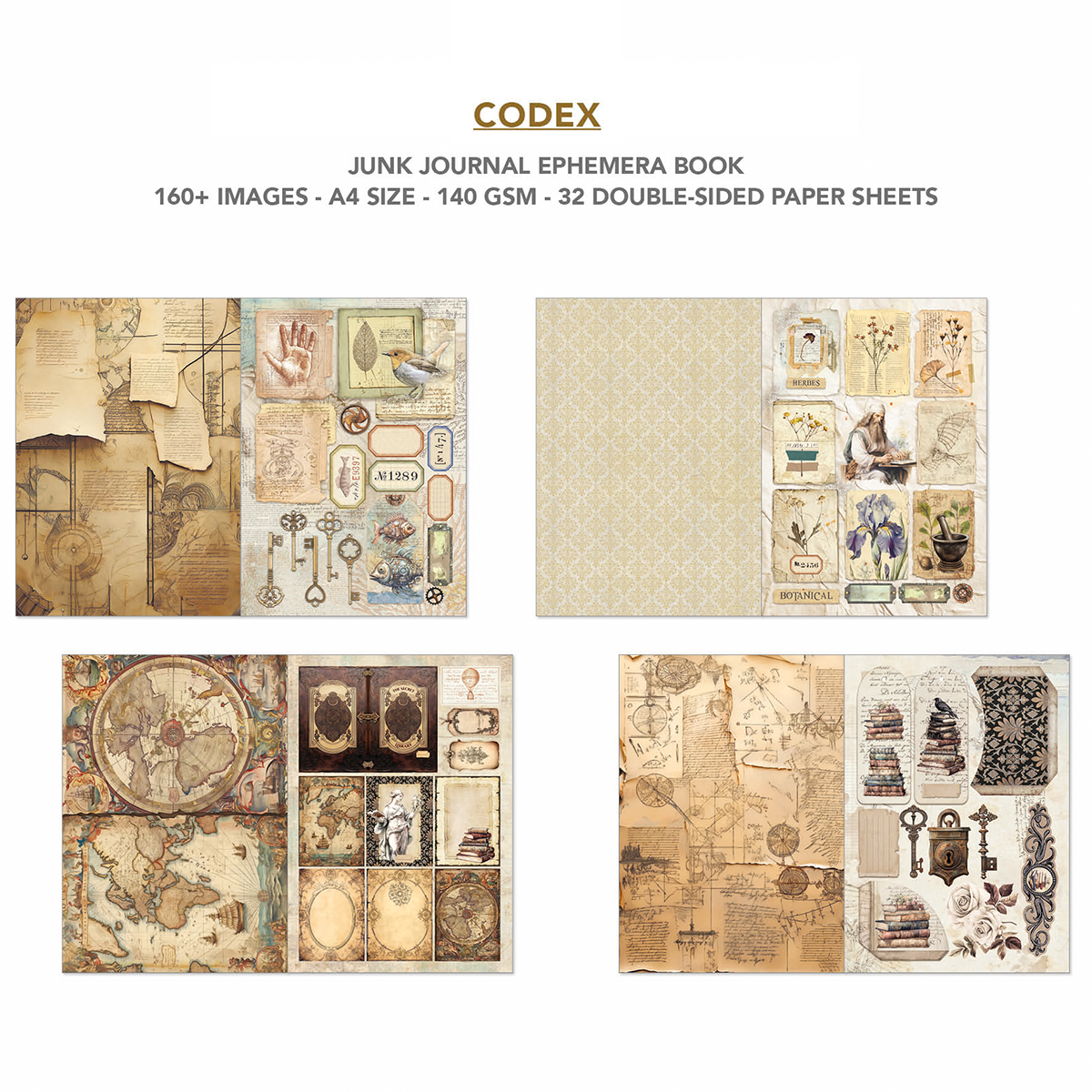 Ciao Bella - Junk Journal & Ephemera Book - Codex