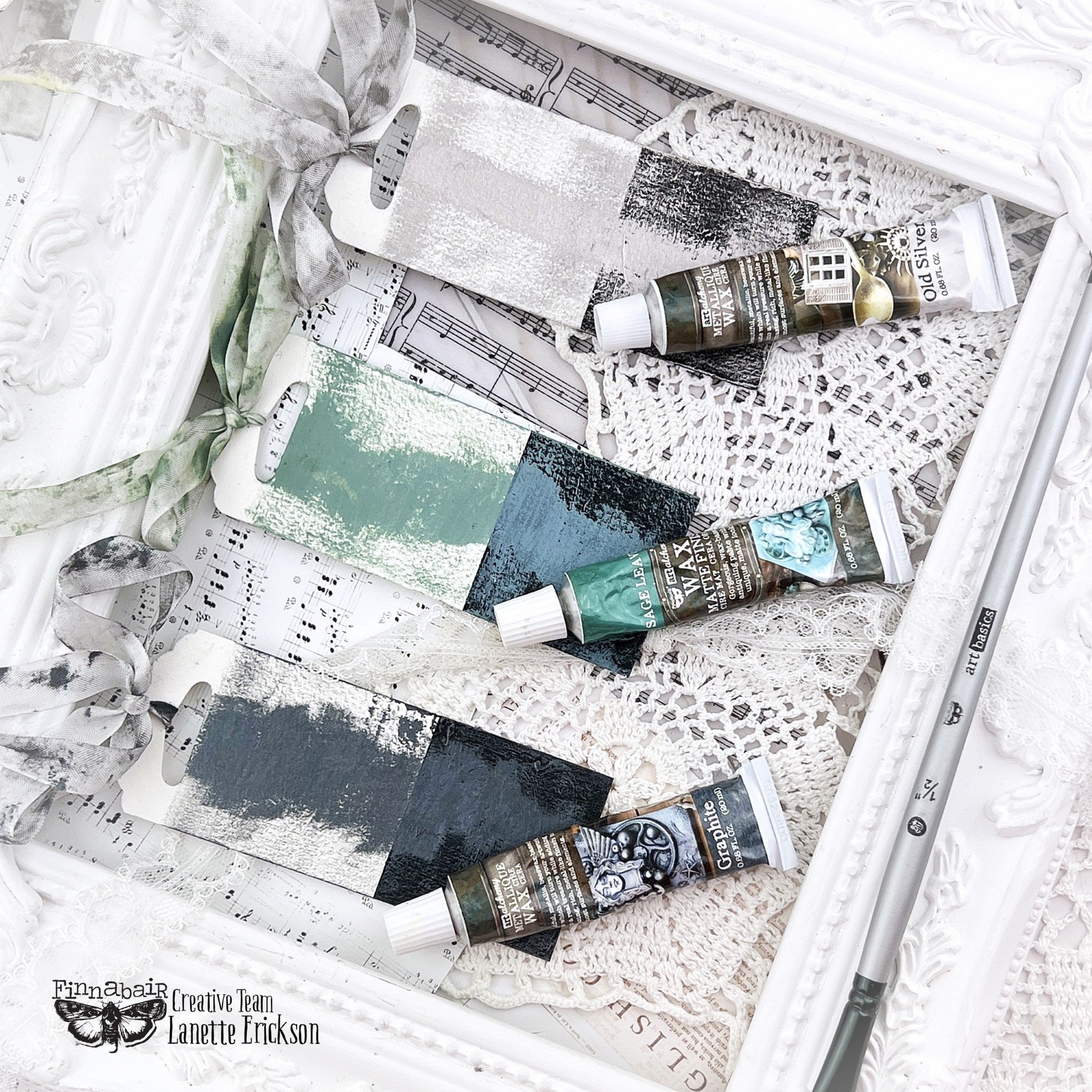 Art Alchemy by Finnabair - Wax Set - Steam and Frost