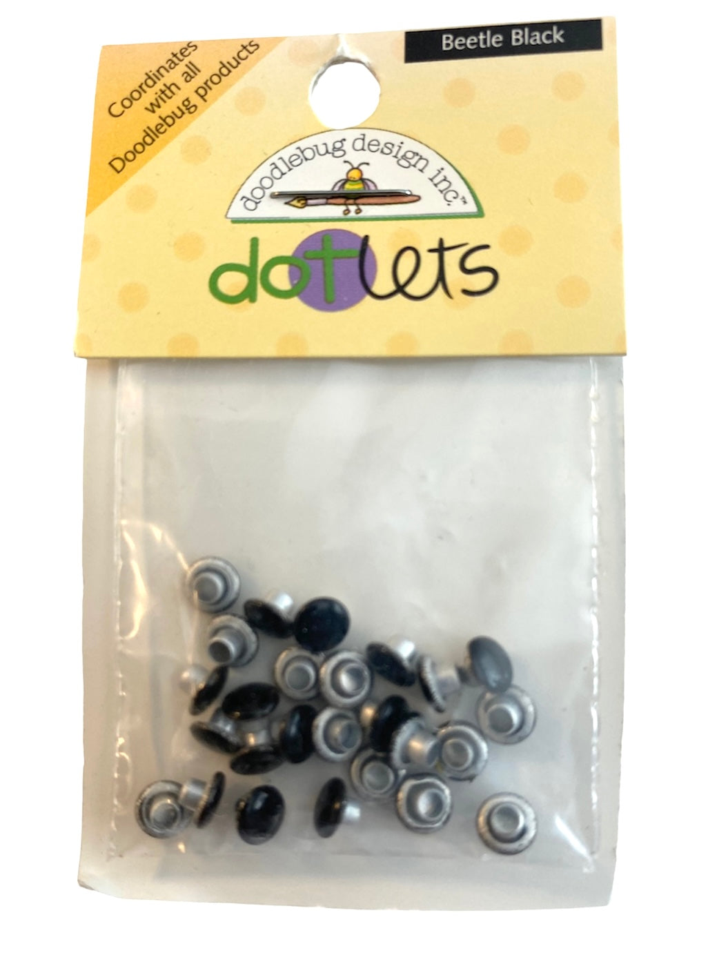 Doodlebug - Beetle Black - dotlets