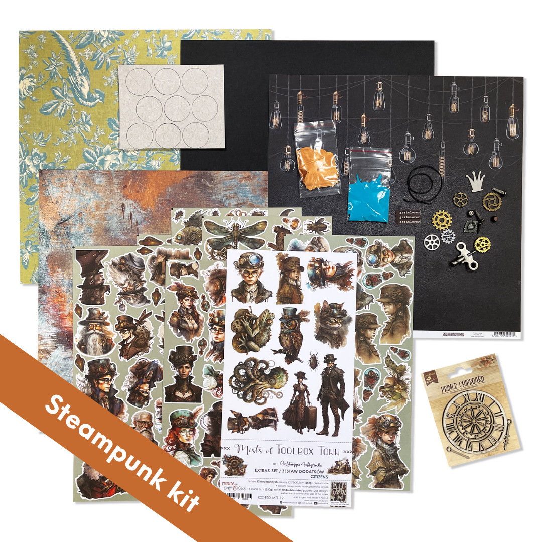 Scrap a long m/Yasmin - Steampunk - Kit 1