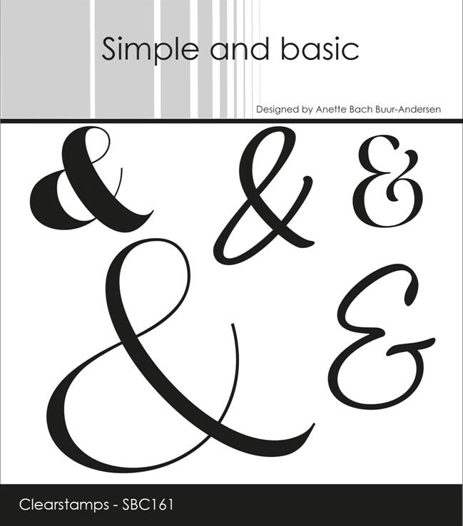 Simple and Basic - Clear Stamp - SBC161 - Ampersand