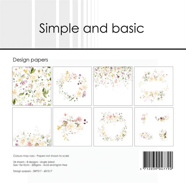 Simple and Basic - Spring Feelings - Paper Pack    6 x 6"