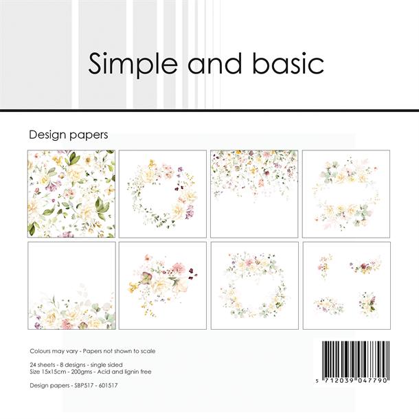 Simple and Basic - Spring Feelings - Paper Pack 6 x 6"