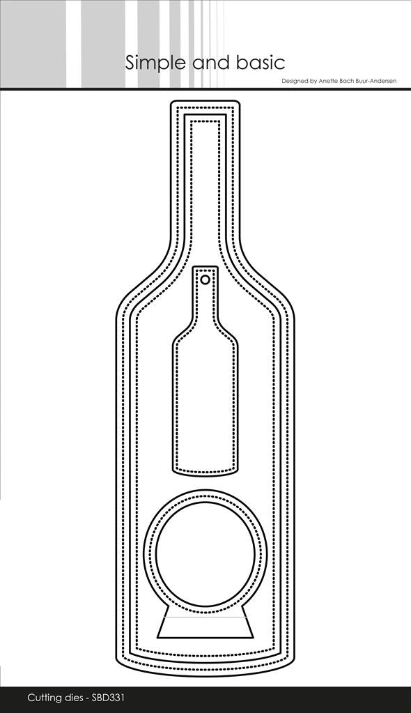 Simple and Basic - Dies - Wine Bottle Tag
