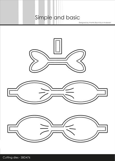 Simple and Basic - Dies - Bow for presents