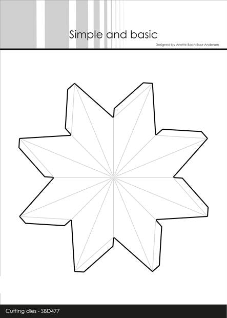 Simple and Basic - Dies - Star ornament Large