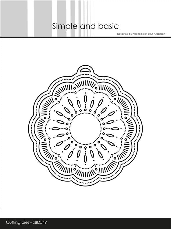 Simple and Basic - Dies - Doily on a tag