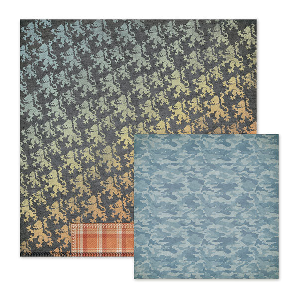 We R Memory Keepers - Vintag T - Griffin Emblem 12x12"